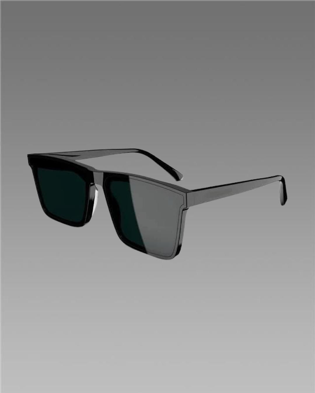 Bold Rim Square Sunglasses