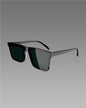 Bold Rim Square Sunglasses